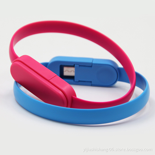 Yijiashishang 2019 Hot selling bracelet micro USB cable